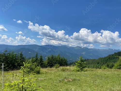 Carpathian Mountains in Ukraine