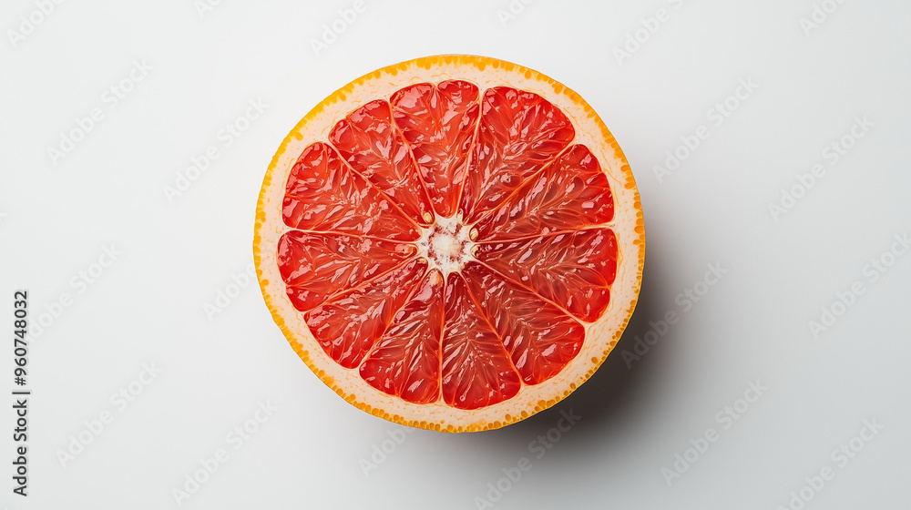 sliced grapefruit