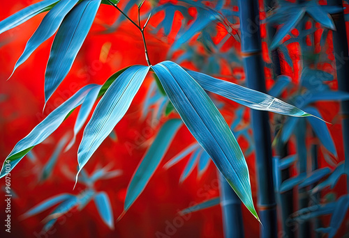 background image with dark red, dark blue tree leaves, plant background,
