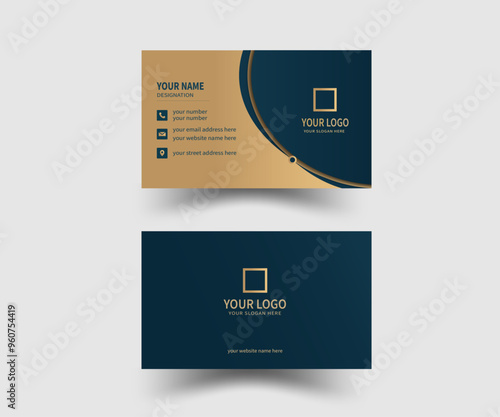 Creative double sided business card