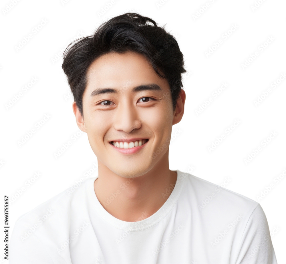 PNG A Happy Young asian man portrait on the white background PNG A Happy Young asian man portrait on the white background