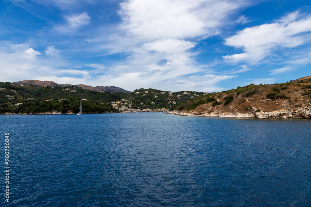 Summer off the coast of Corfu, Greece Summer off the coast of Corfu, Greece