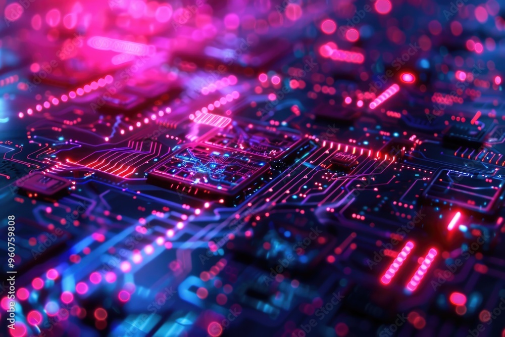A detailed view of a computer's internal components, suitable for tech-related projects or educational purposes A detailed view of a computer's internal components, suitable for tech-related projects or educational purposes