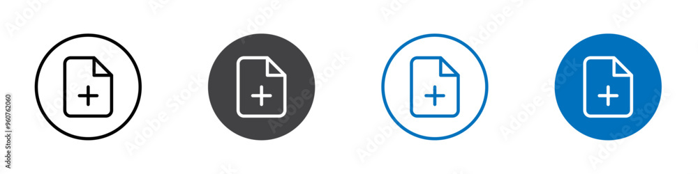 Medical report icon flat editable icon mark set. Medical report icon flat editable icon mark set.