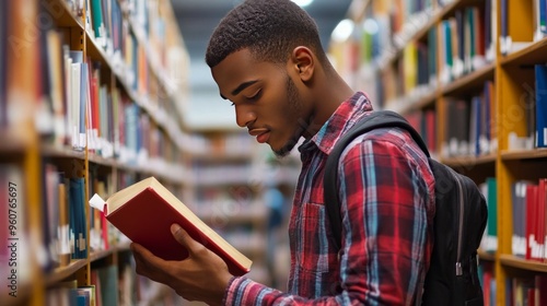 Book-seeker acquires knowledge. photo