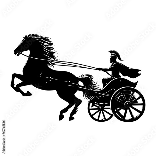 Flying horse carriage