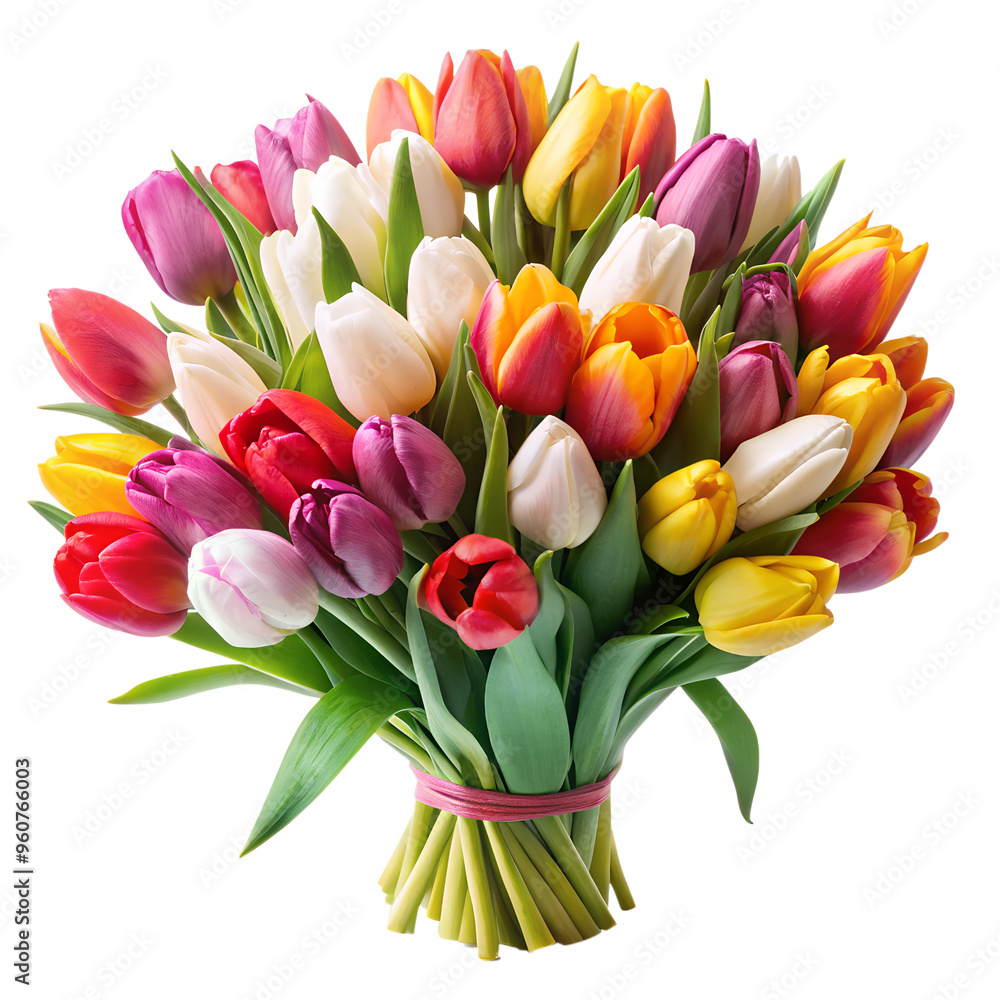 bouquet of colorful tulips bouquet of colorful tulips