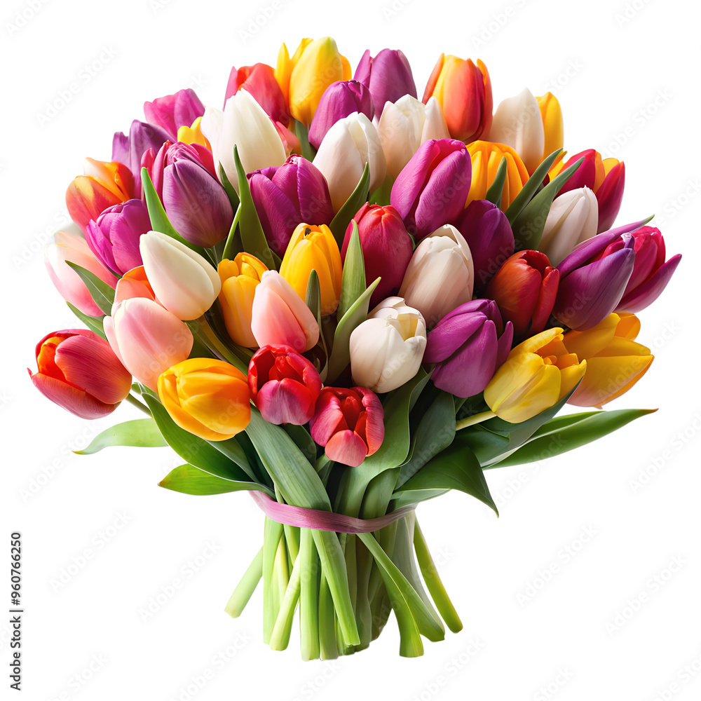 bouquet of colorful tulips bouquet of colorful tulips