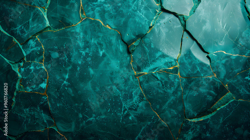 Green Marble Texture Background