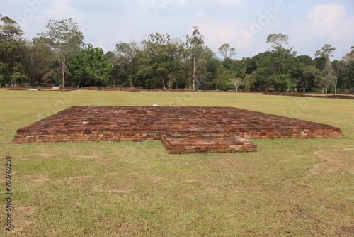 muara jambi temple is one of hesitage from indonesia photo