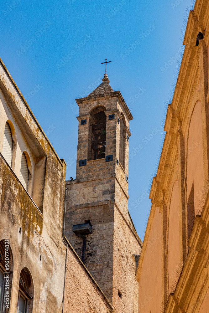 Fototapeta premium Church tower in Bari, Italy
