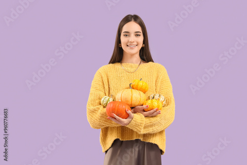 Beautiful young happy woman...