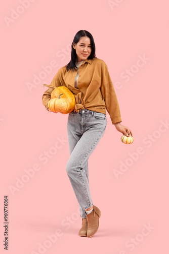 Beautiful young happy woman...