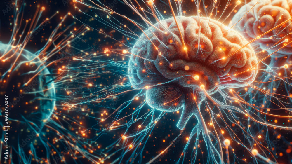 brain jellyfish neural connections concept image brain jellyfish neural connections concept image