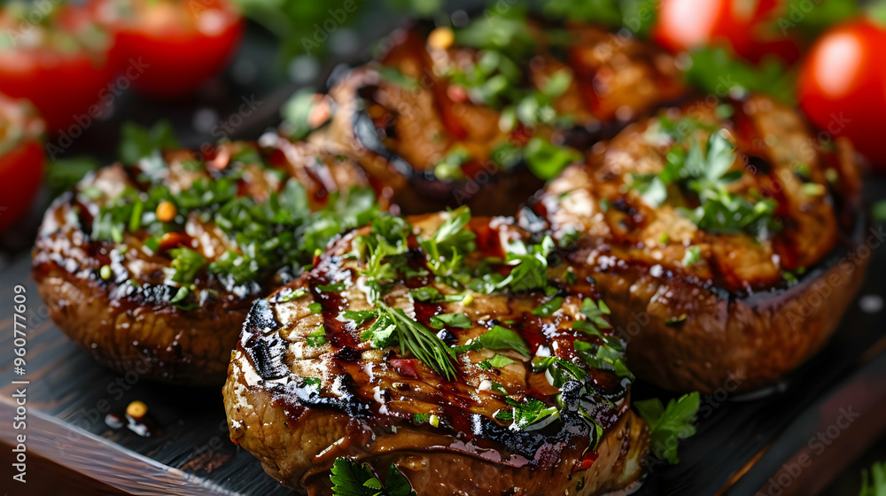Grilled Portobello Mushrooms Grilled Portobello Mushrooms