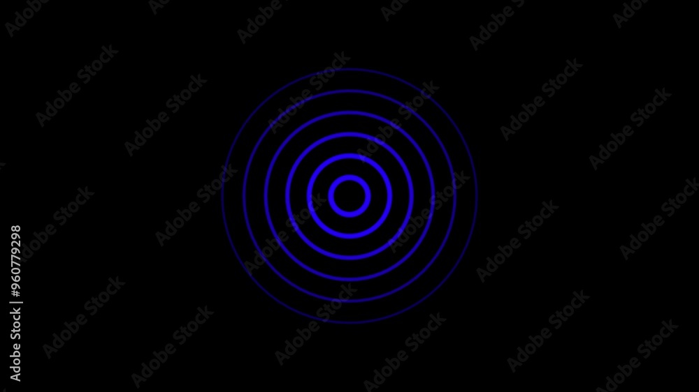 Abstract beautiful signal circle radio waves, blue color neon radio wave animated, Radio wave black screen animation. Radio wave signal and Wave diffusion animation with alpha channel. Data transform Abstract beautiful signal circle radio waves, blue color neon radio wave animated, Radio wave black screen animation. Radio wave signal and Wave diffusion animation with alpha channel. Data transform