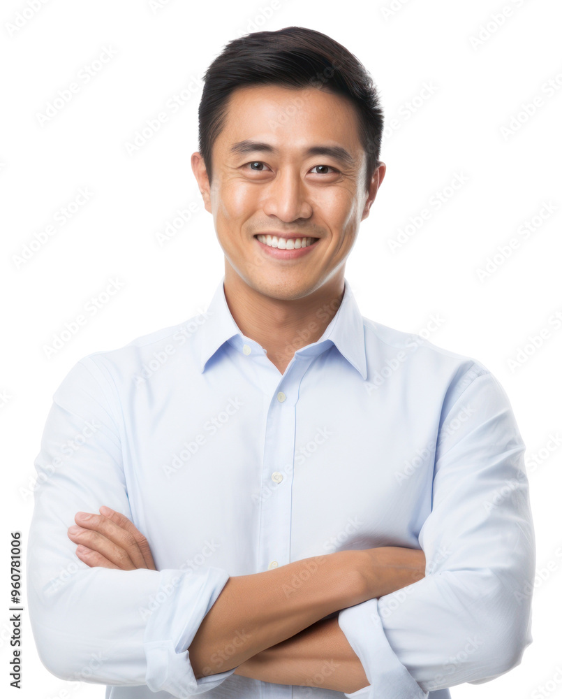 PNG Smile and Asian man with arms crossed adult shirt white background. PNG Smile and Asian man with arms crossed adult shirt white background.