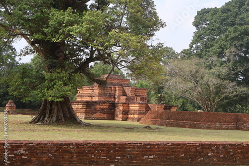 muara jambi temple is one of hesitage from indonesia photo