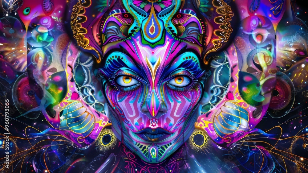 DMT Jester, Mama Ayahuasca, psychedelic divine cosmic trippy godly spiritual psionic entity. Expanded Consciousness. Abstract Psychedelic drug induced art. DMT Jester, Mama Ayahuasca, psychedelic divine cosmic trippy godly spiritual psionic entity. Expanded Consciousness. Abstract Psychedelic drug induced art.
