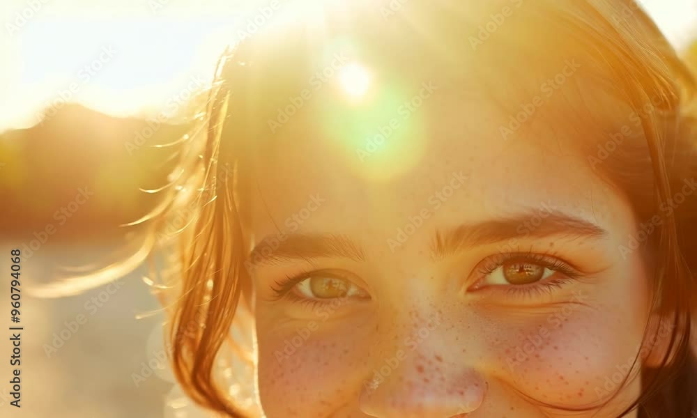 A person in love, their eyes sparkling and their smile wide. Video A person in love, their eyes sparkling and their smile wide. Video