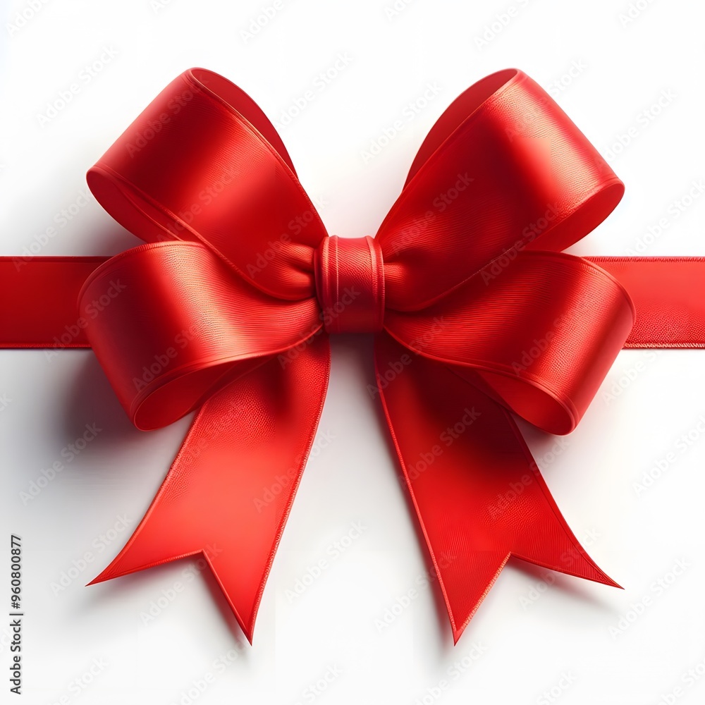 red ribbon and bow, isolated on a white background, christmas red ribbon and bow, isolated on a white background, christmas