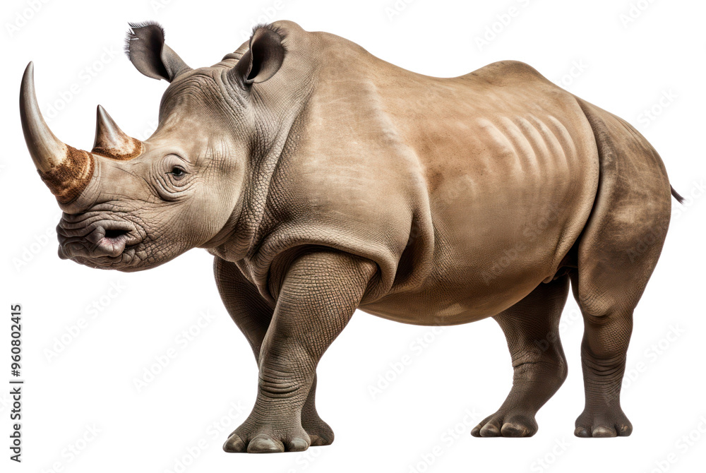 Fototapeta premium PNG Rhinoceros wildlife animal mammal.