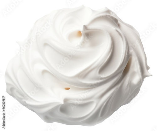 PNG Dessert cream icing white.