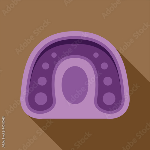 Adrenal gland cross section producing adrenaline, cortisol and aldosterone