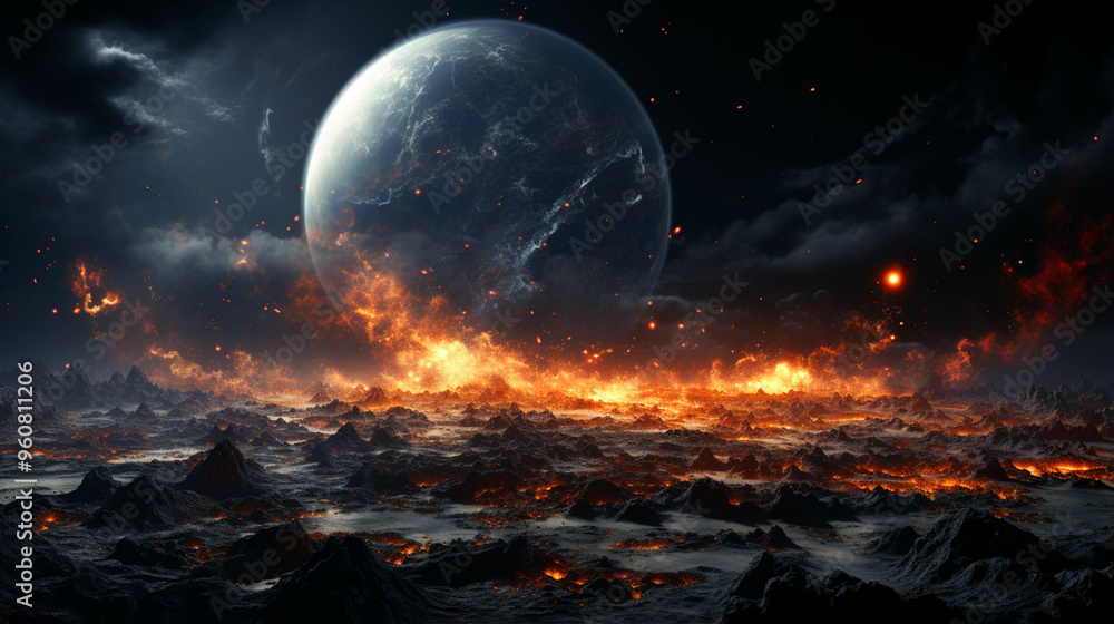 A solar system planet A solar system planet