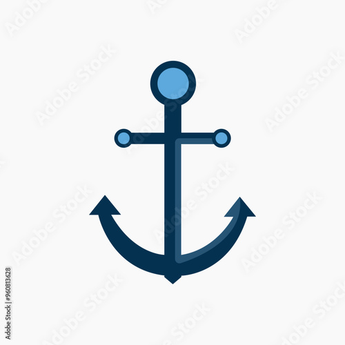 Anchor Icon symbol, and vector, Can be used for web, print, and mobile
