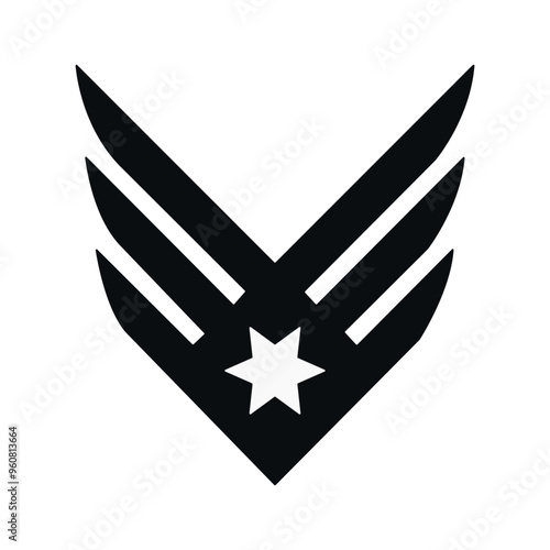 Army Military Icon symbol, and vector, Can be used for web, print, and mobile