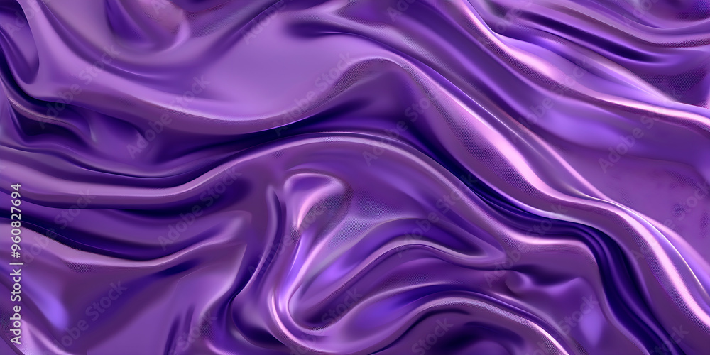 Obraz premium Purple Satin Metallic Fabric