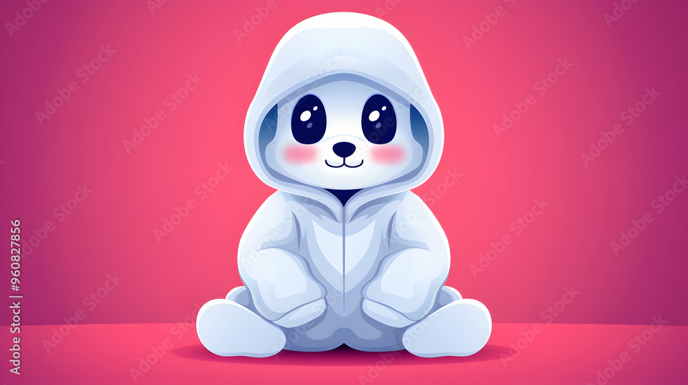 Fototapeta premium Hallowenn Baby Vector Illustration Kawaii