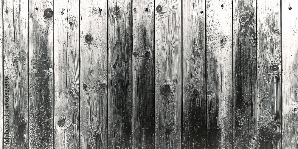 Obraz premium Weathered wooden planks, a rustic background.