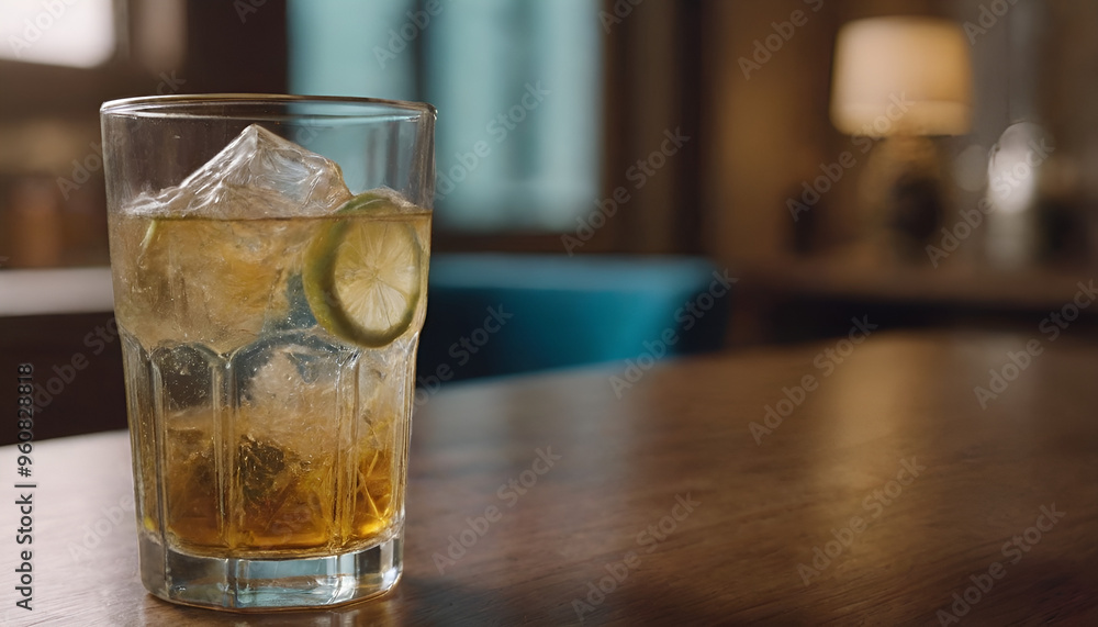 glass of ginger ale on a table glass of ginger ale on a table