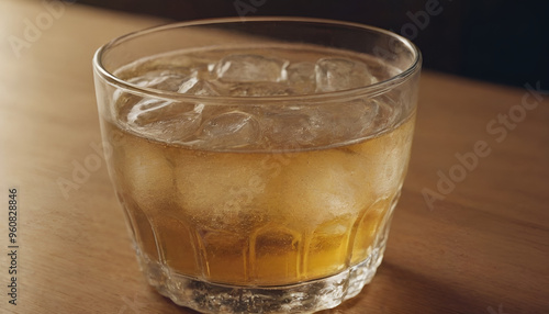 glass of ginger ale on a table