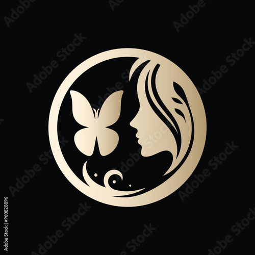 Fluttering Grace Woman as a Butterfly in Art