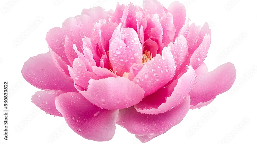 Beautiful pink peony flower with water droplets on petals. The delicate blossom with vibrant color and fresh dew symbolizes elegance, beauty, and purity, perfect for nature, garden, and floral themes Beautiful pink peony flower with water droplets on petals. The delicate blossom with vibrant color and fresh dew symbolizes elegance, beauty, and purity, perfect for nature, garden, and floral themes