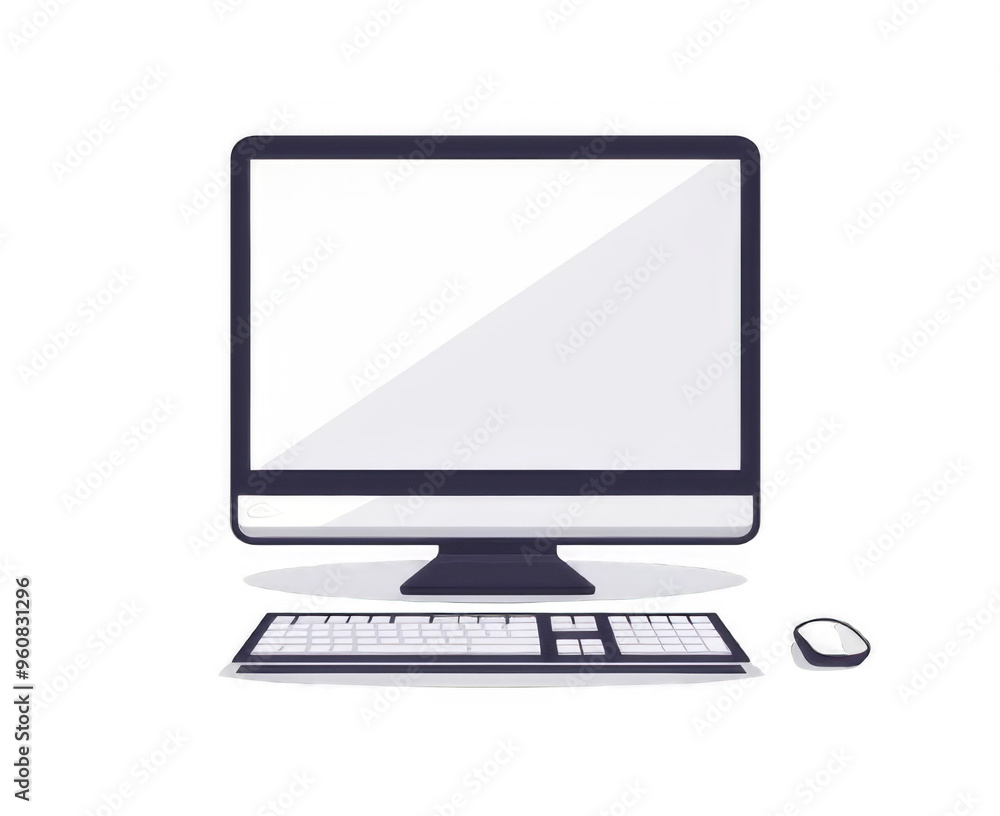 computer monitor with screen keyboard mouse computer monitor with screen keyboard mouse