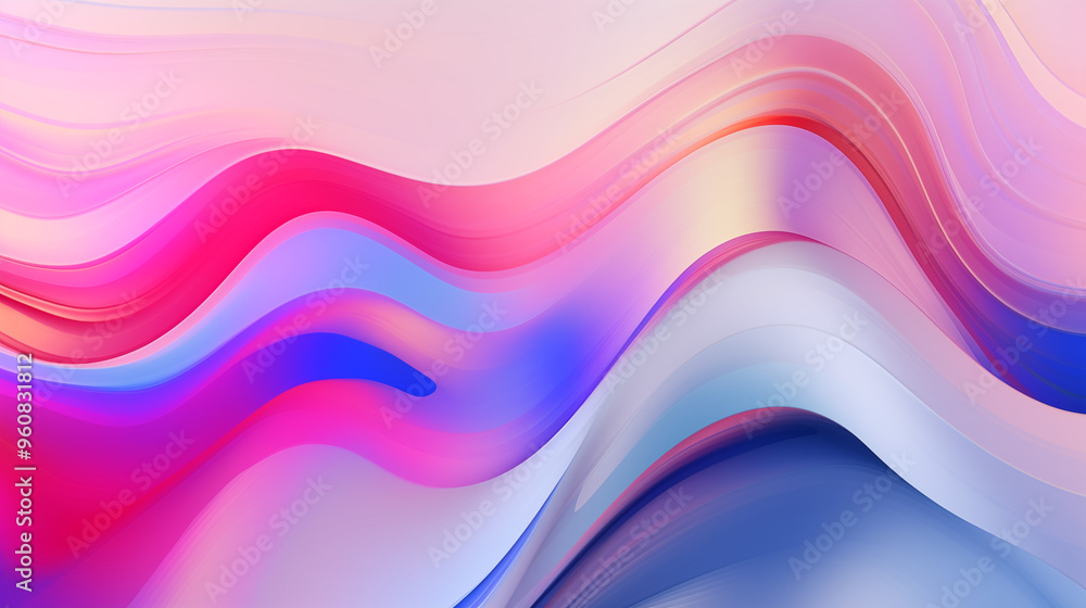 Soft Pink and Purple Abstract Gradient Waves Soft Pink and Purple Abstract Gradient Waves