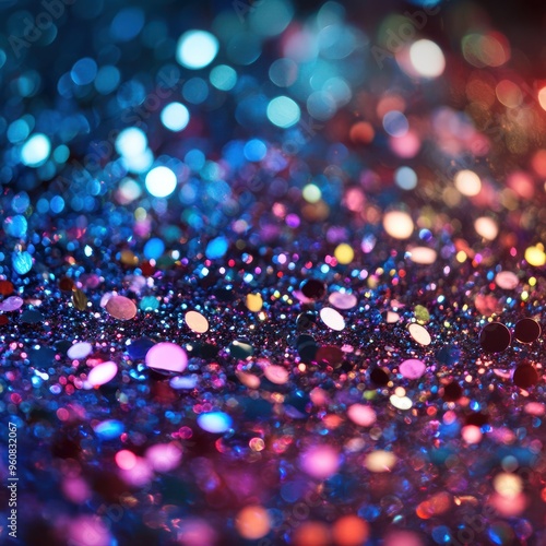 Glittering colourful party background. Concept for holiday, celebration, New Year's Eve --v 6.1 Job ID: 20f747ae-82d9-4d4c-883d-8dd6ae245174