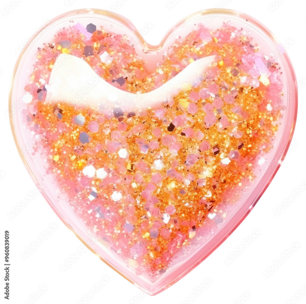PNG  Glitter heart.