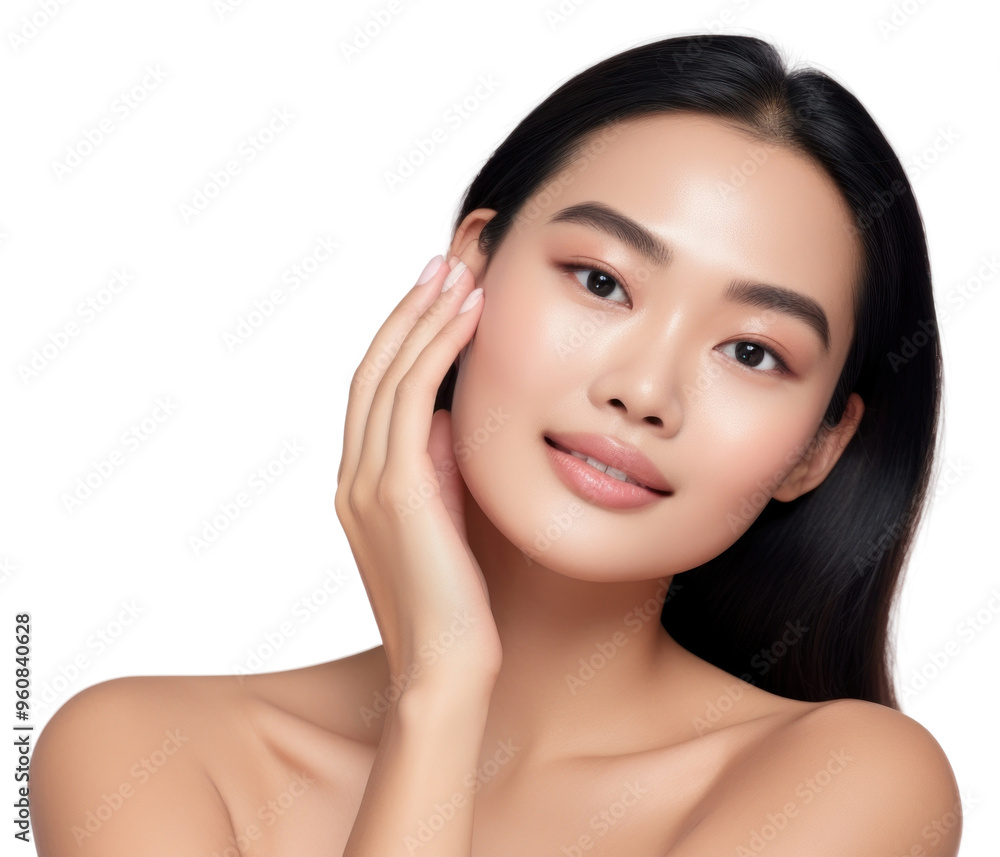 PNG Young beautiful asian in skincare and beauty routine portrait adult photography. PNG Young beautiful asian in skincare and beauty routine portrait adult photography.