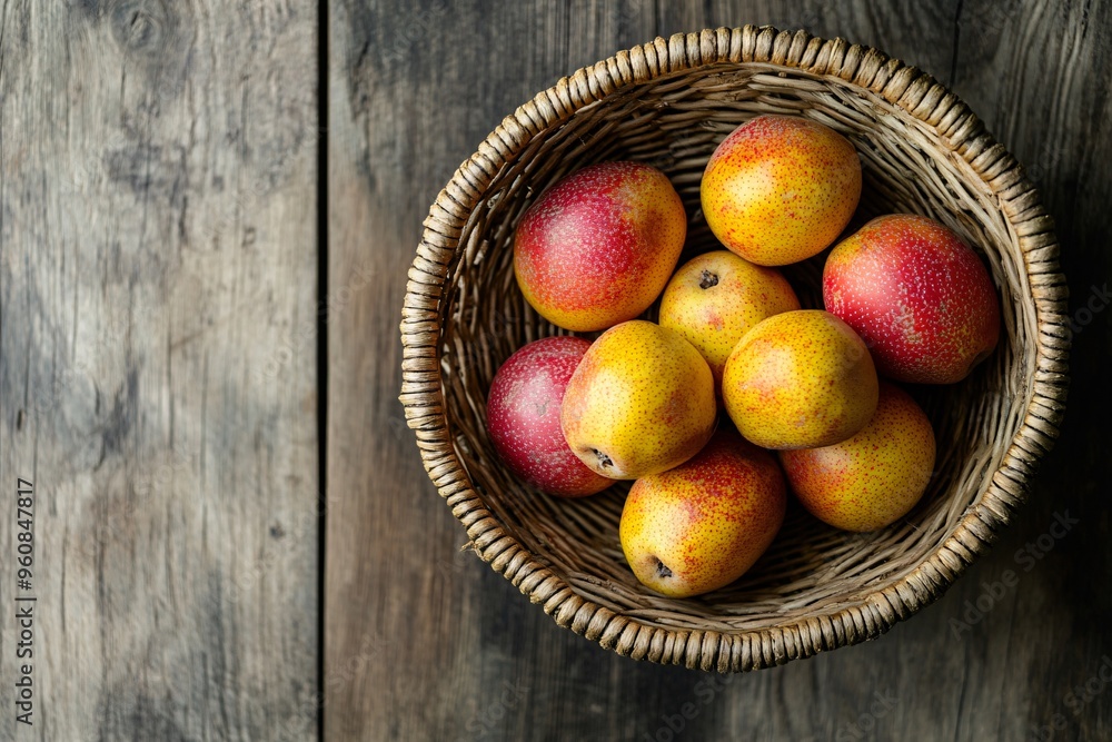Fresh Ripe Baccaurea ramiflora in Wicker Basket on Wooden Background Fresh Ripe Baccaurea ramiflora in Wicker Basket on Wooden Background