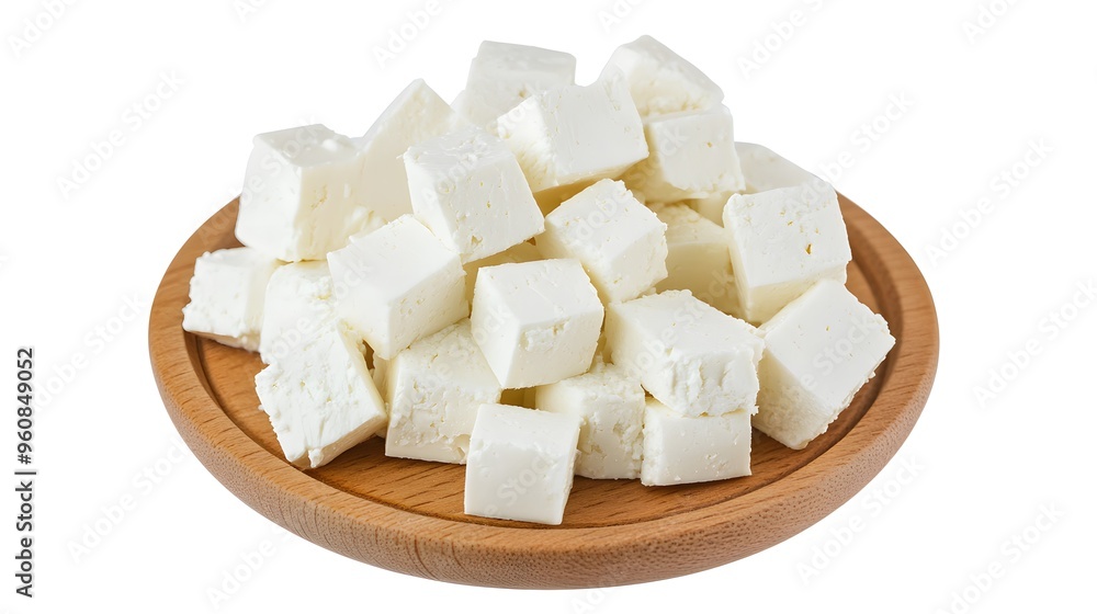 Tofu blocks arranged on a wooden plate. The fresh white cheese-like tofu cubes emphasize plant-based food, health, and culinary versatility. Ideal for vegan, organic, and nutritious food concepts Tofu blocks arranged on a wooden plate. The fresh white cheese-like tofu cubes emphasize plant-based food, health, and culinary versatility. Ideal for vegan, organic, and nutritious food concepts