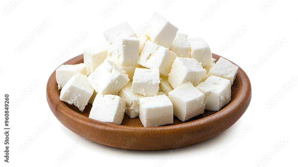 Tofu blocks arranged on a wooden plate. The fresh white cheese-like tofu cubes emphasize plant-based food, health, and culinary versatility. Ideal for vegan, organic, and nutritious food concepts Tofu blocks arranged on a wooden plate. The fresh white cheese-like tofu cubes emphasize plant-based food, health, and culinary versatility. Ideal for vegan, organic, and nutritious food concepts