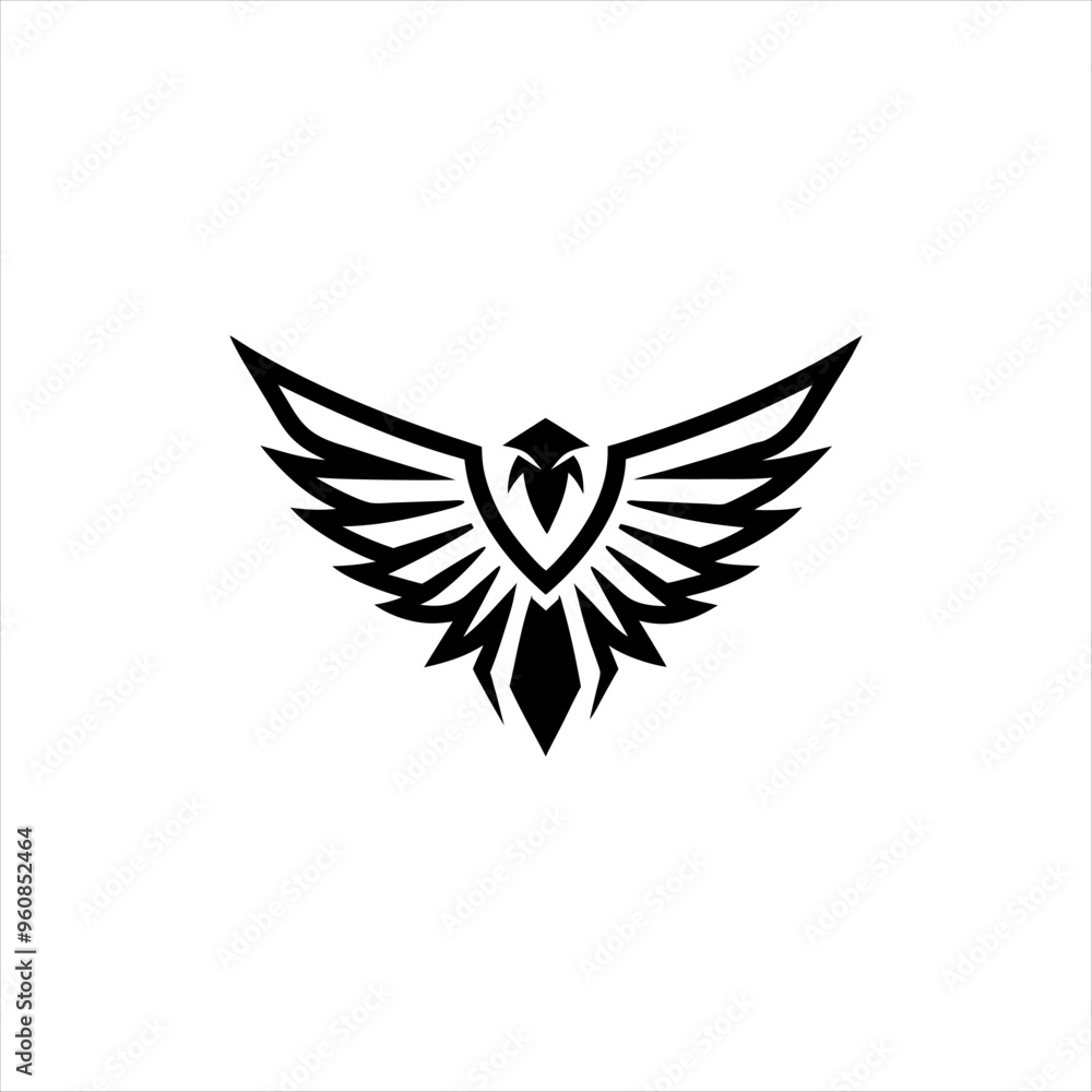 Obraz premium Majestic Eagle Logo Designs for Premium Brands Luxury and Powerful Brand Identity 