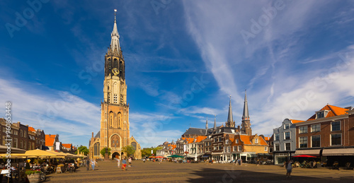 Protestant church in Delft on the Market square. Netherlands photo