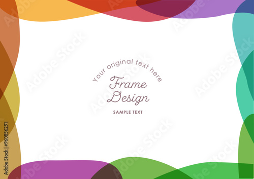 ふわふわのやさしい北欧風秋色フレームN