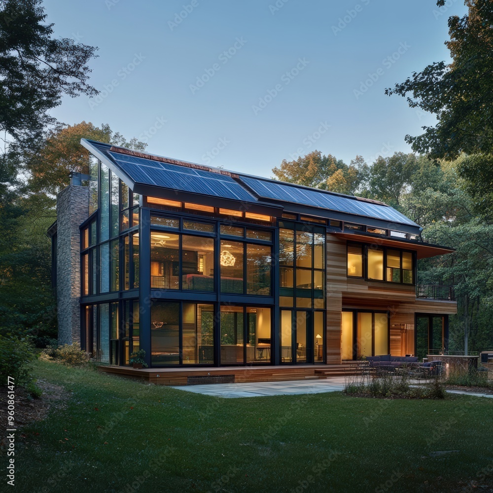 Obraz premium Clean Energy Adoption in Home Design